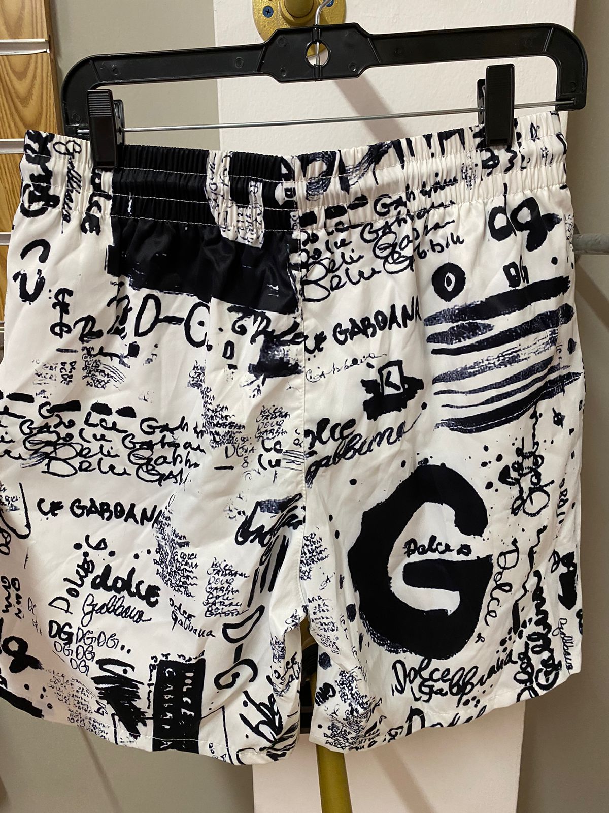 Dolce & Gabbana - Graffiti Logo Print Shorts