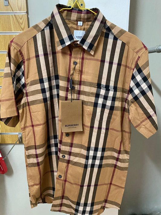 Burberry - Check Dress Shirt