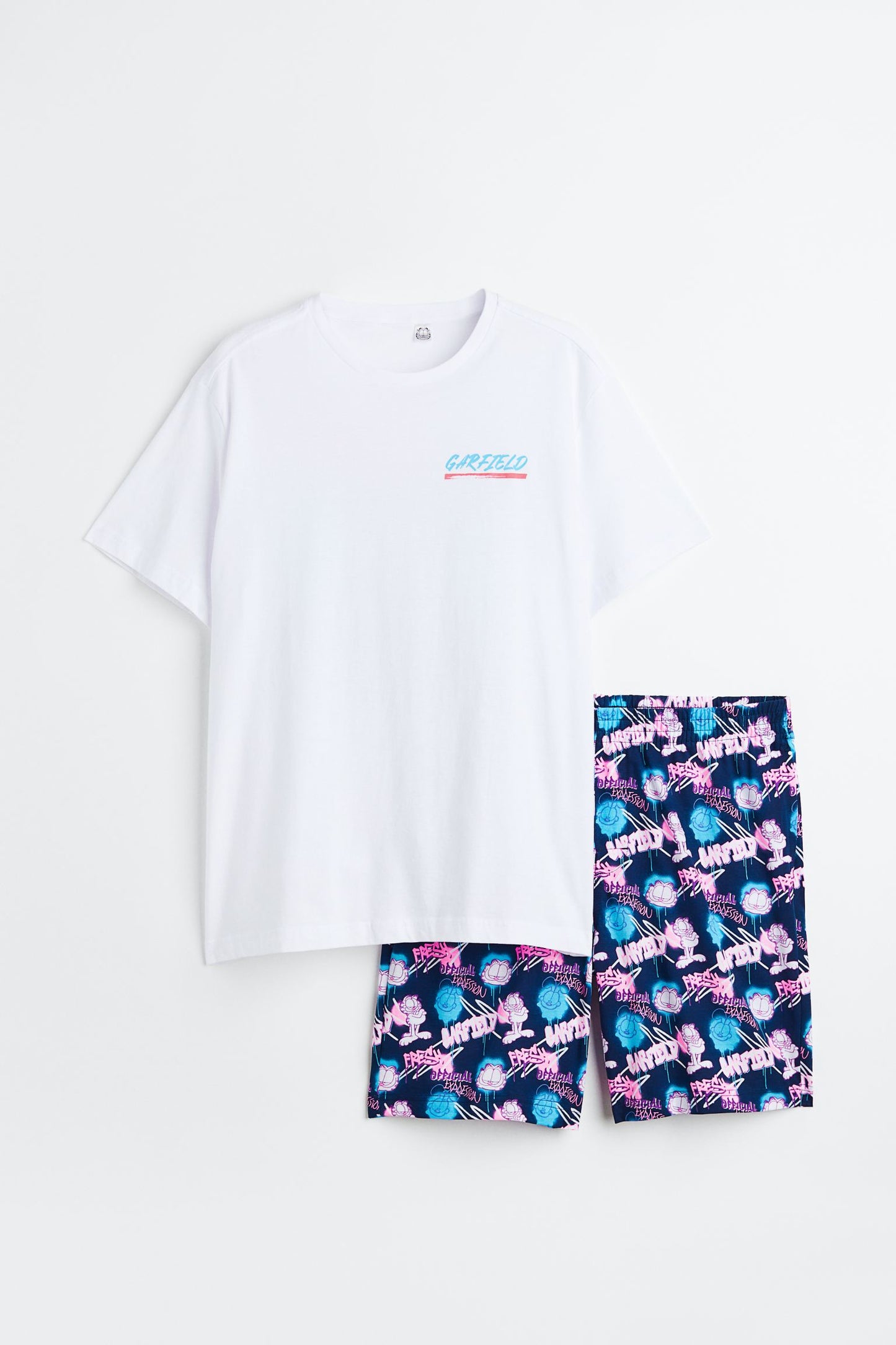 H&M - Regular Fit pyjama T-shirt and shorts